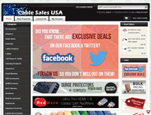 Tablet Screenshot of cablesalesusa.com